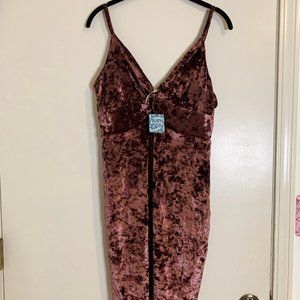 Free People Velvet Bodycon Dress